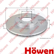 Fits Mitsubishi Shogun Pinin 1999-2007 1.8 2.0 Brake Disc Front Howen #1