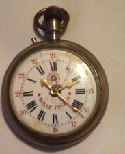 ANTICO OROLOGIO VINTAGE DA TASCA ROSKOPf WILLE FERES 