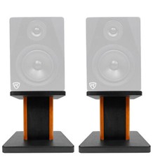Rockville 8  Wood Studio Monitor Speaker Stands For Rockville DPM6B