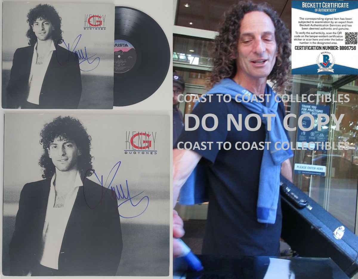 Kenny G Saxophonist signed autographed Duotones album vinyl proof Beckett COA STAR Kenny G Saxophonist signed autographed Duotones album vinyl proof Beckett COA STAR