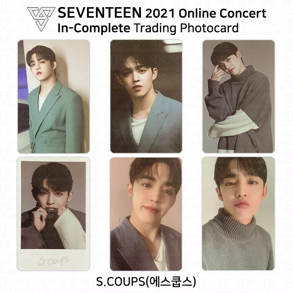 SEVENTEEN 2021 Online Concert Incomplete Trading Card Photocard KPOP K-POP