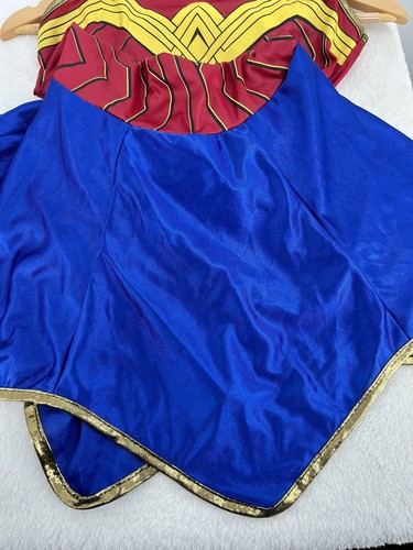 MUJER MARAVILLA Disfraz JUVENTUD Talla Mediana 8-10 Vestido Brazos Diadema Rubíes Marvel - Imagen 10 de 19