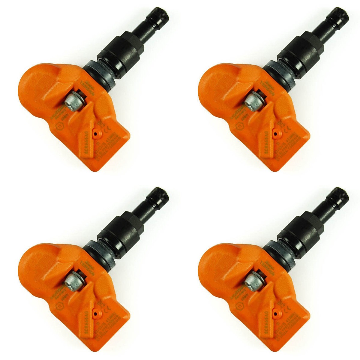 Porsche 2017 2018 2019 911 991.2 Huf 433 mhz TPMS Sensor Set Black