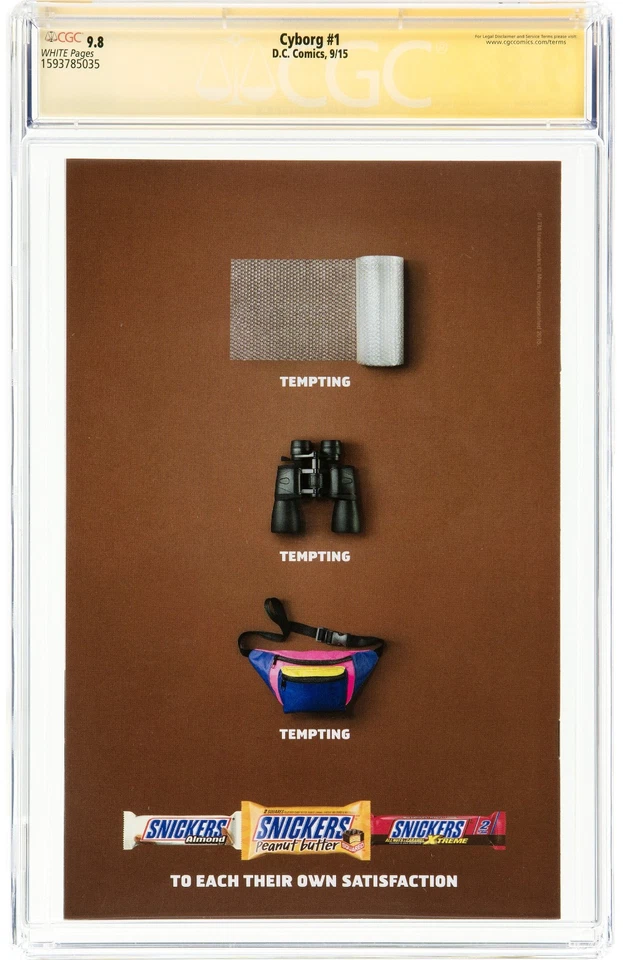 🔥Cyborg 1 Signature Signed SS Ray Fisher (DC, 2015 CGC NM/MT 9.8 Justice League - Image 2 of 4