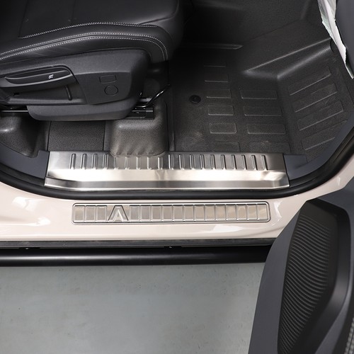 Housse de plaque de seuil de porte en acier inoxydable argent pour officiel grenadier Ineos 2020-2024