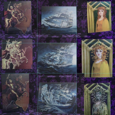 PICK 3! 18x24'' Haunted Mansion Changing Portraits Disneyland Disney World 50th
