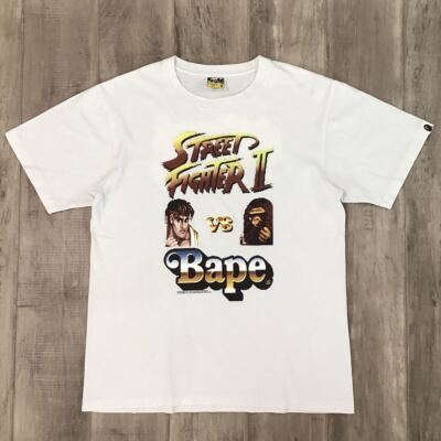 used】A BATHING APE×STREET FIGHTERIIコラボT