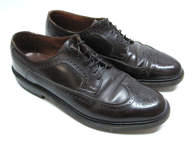 Vintage Hanover Imperial Cordovan Red Brown Longwing Wingtip  display picture 1