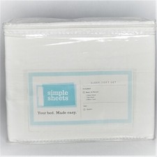 Simple Sheets Sleep Soft Set 4-Piece Queen Size