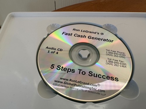 RON LEGRAND'S FAST CASH GENERATOR REAL ESTATE INVESTING SYSTEM - 6 CD'S & BOOK! - Picture 4 of 9