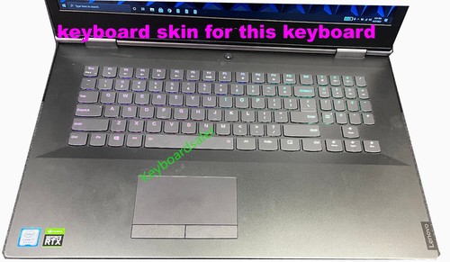 US Keyboard Skin Cover for Lenovo Y730 Y730-17ich Y740 Y740-17ICHg Y740-17IRH - Picture 5 of 8