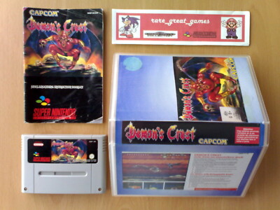 Game ☆ DEMON'S CREST Capcom Super Nintendo SNES Super NES PAL ☆ Rarest 