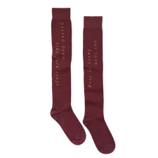 TAYLOR SWIFT FOLKLORE OUR LOVE LASTS SO LONG MAROON HOLIDAY SOCKS LIMITED 