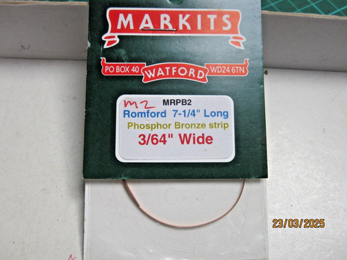 Markits MRPB2 PHOSPHER BRONZE STREIFEN 7,25" x 3/64"