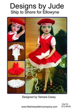 Ship to Shore Doll Clothes Sewing Pattern Ellowyne Wilde, Tonner