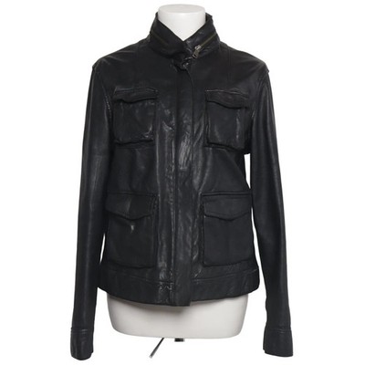 ARMA Collection, Lederjacke, Damen, Größe: 42, Schwarz, Einfarbig #M4f