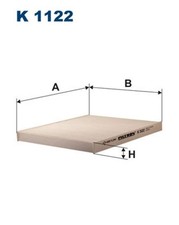 FILTRON Innenraumfilter K 1122 Partikelfilter für FORD ABARTH FIAT LANCIA PANDA