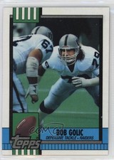 1990 Topps With Disclaimer Bob Golic #296 17qs