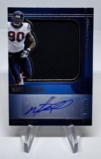 2025 Panini Silhouette Mario Williams Jumbo Patch Auto # /199 Texans SP 🔥