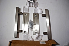 2-PACK SLIDING BARN DOOR HANDLES HDL-0202 STAINLESS STEEL