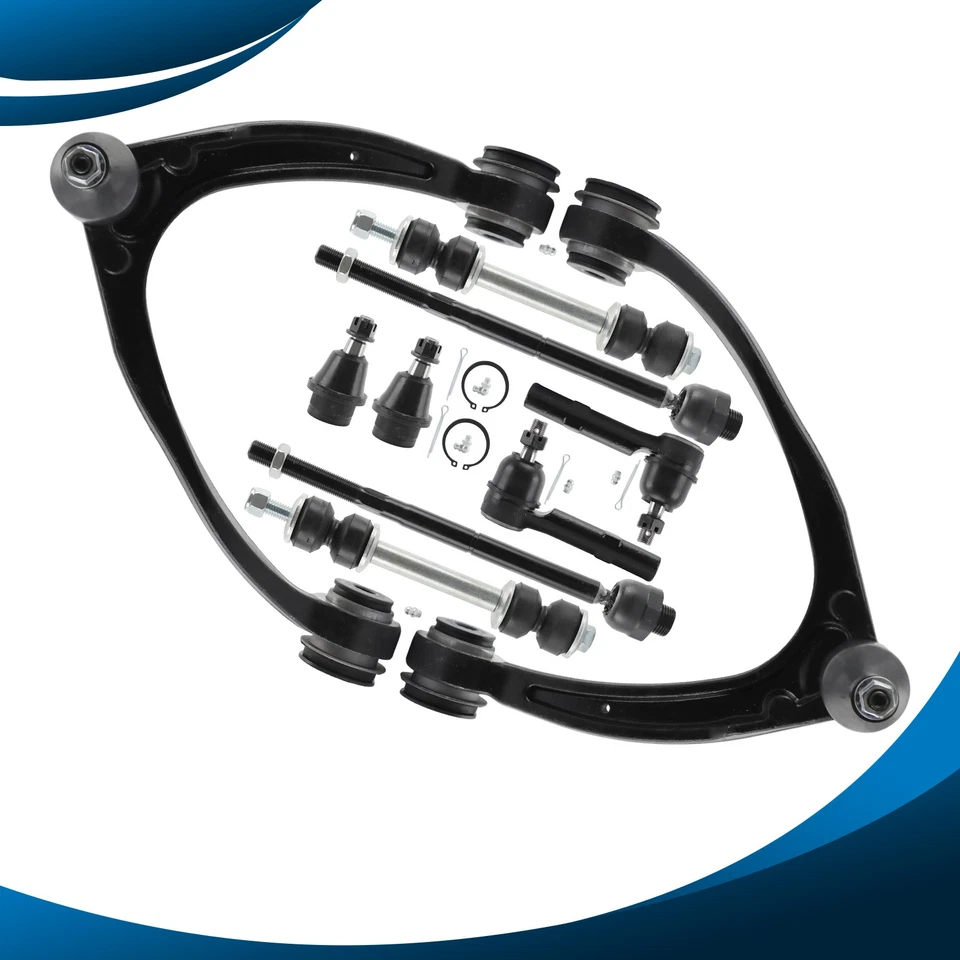 12pc Front Upper Control Arms Sway Bars for Silverado Sierra Yukon XL 1500 Tahoe Foto 3 de 4