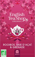 - Rooibos Bio Grenade Et Baie D’Açaï - Infusion Bio Sans Théine - Boîte De 20 Sa