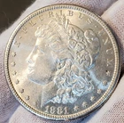 * 1881 S * UNC STUNNING SAN FRANCISCO MINT W/ SHARP DETAILS MORGAN DOLLAR #A58