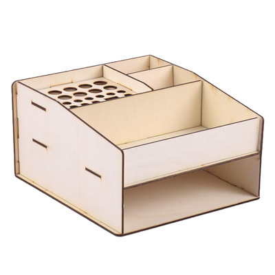 Holz Farbregal Tintenflasche Modell Moduler Werkzeug Aufbewahrung Halter Organizer