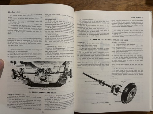 Gregory's Toyota Corolla 1200 Sedan Wagon 1970 -1978 Service Repair Manual - Picture 3 of 5