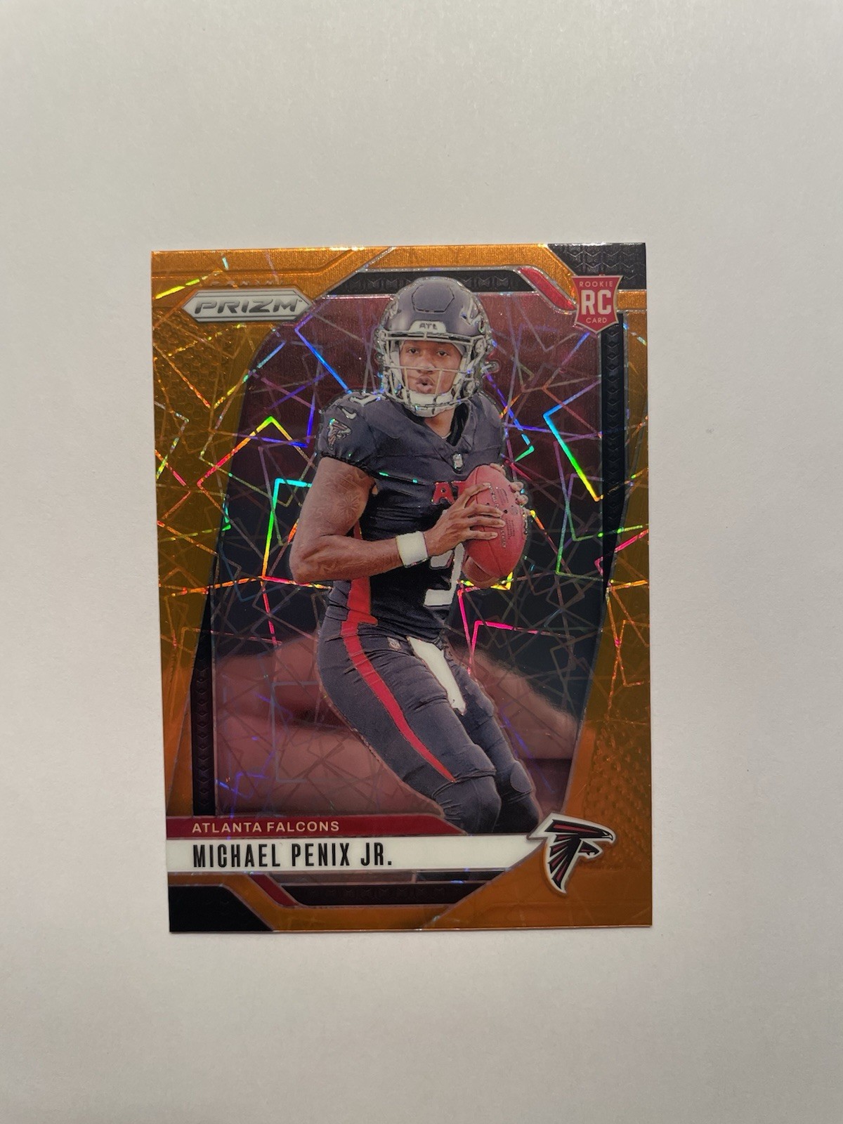 2024 Panini Prizm - Rookies Michael Penix Jr. #378 Lazer Prizm (RC)