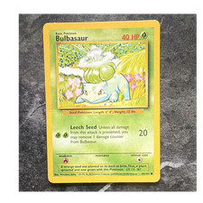Pokémon Bulbasaur 44/102 Base Set Unlimited Basic 40 HP Common Regular WOTC 1999 on eBay