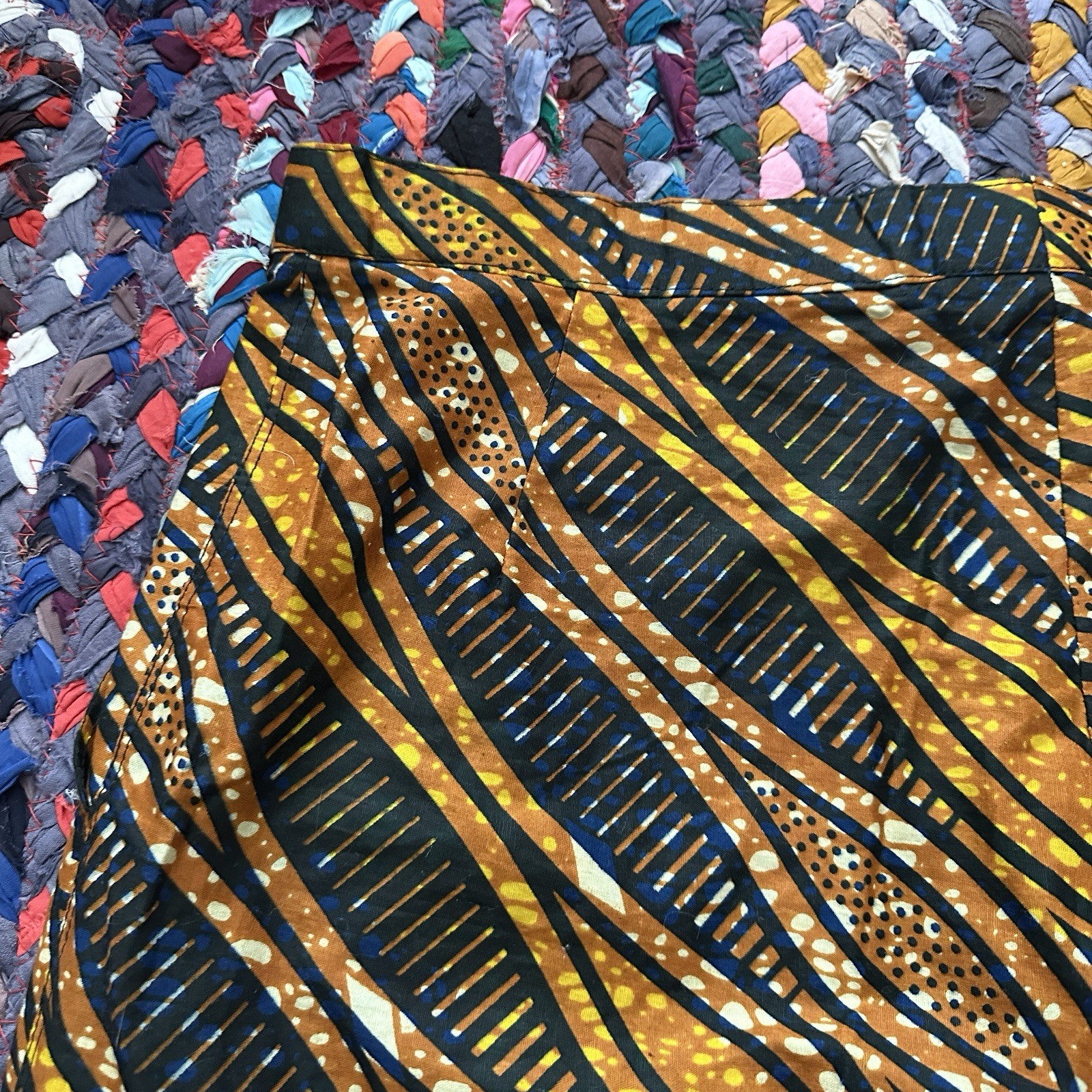 Handmade Ankara Vibrant Patterned Batik Flat Fron… - image 10