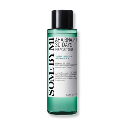 AHA BHA PHA 30 Days Miracle Toner   5.07Oz, 150Ml   Korean Salicylic Acid Exfoli