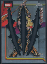 Thena - 2026 Topps Chrome Marvel Comics - Clawed Chrome Variation #176 /20