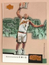 2000-01 Upper Deck Slam Basketball #52 Rashard Lewis Acetate Seattle SuperSonics