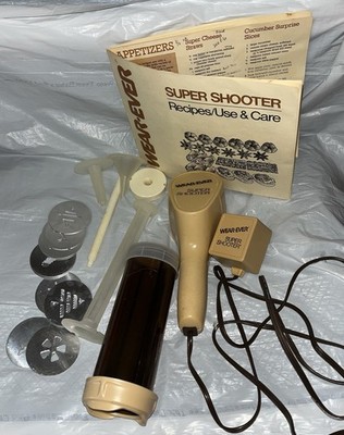 Vintage Wear Ever Super Shooter Electric Cookie Press 70123 Tested Complete+
