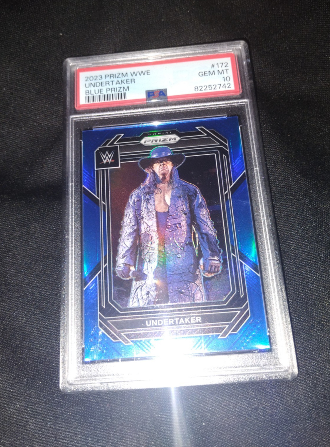Panini 2023 Prizm WWE Undertaker Undercard Under Card Prizm #172 PSA 10