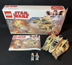 LEGO Star Wars 75204 Sandspeeder Incomplete Set With Box - Missing Ground Unit
