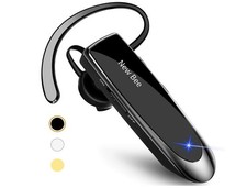 New bee Bluetooth Earpiece V5.0 Wireless Handsfree Headset with Microphone 2...