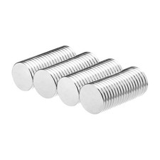 1/2 x 1/16 Inch Small Neodymium Rare Earth Permanent Disc Magnets N35 72 Pack 