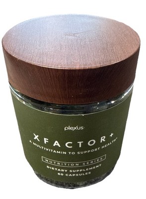 Plexus Xfactor + Multivitamin Dietary Supplement New 60 capsules Exp. 11/27