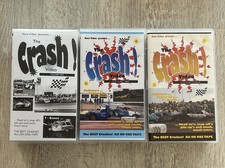 Race Video  The Crash Video  Volumes 1, 2 and 3 Arena Essex VHS Bundle
