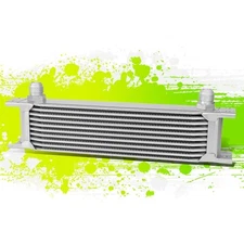 UNIVERSAL 10-ROW 10AN TRANSMISSION/COOLANT/ENGINE OIL COOLER KIT SECOND RADIATOR