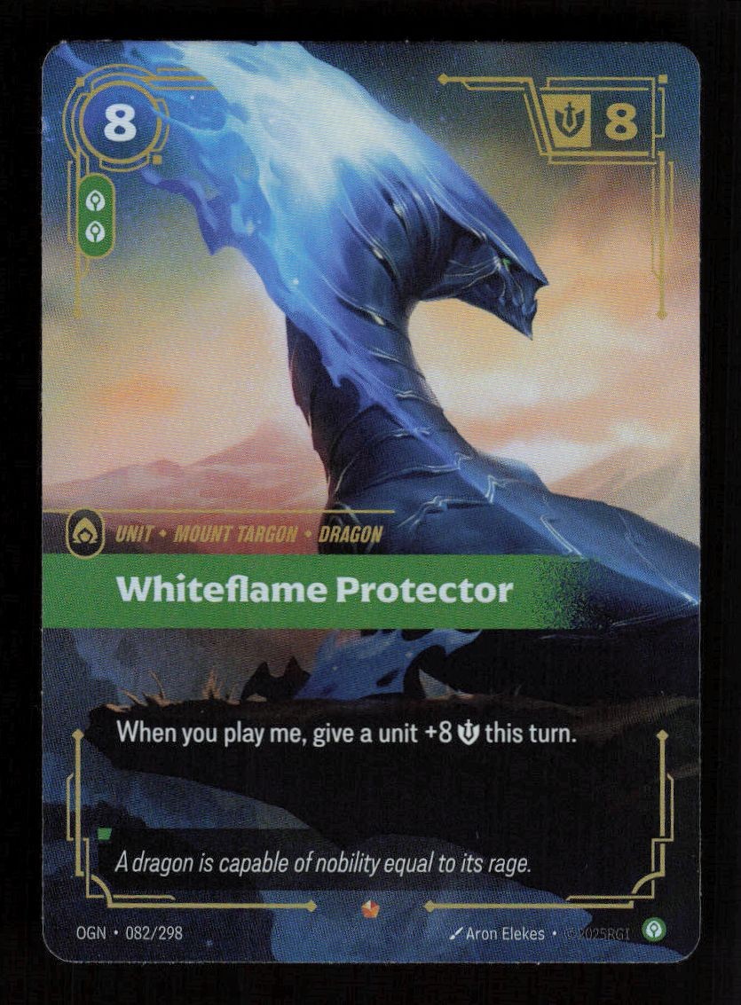 Whiteflame Protector OGN-082 Epic Origin Riftbound NM