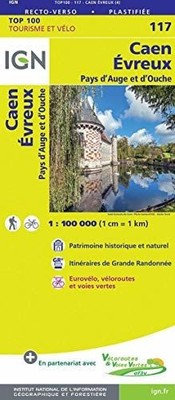 117 - CAEN EVREUX von IGN | Buch | Zustand sehr gut