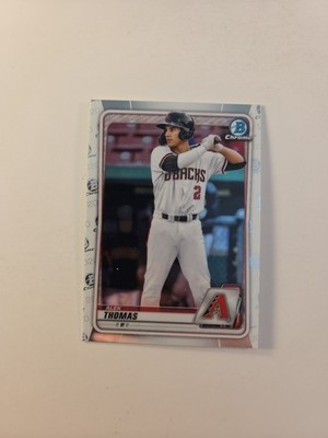 2020 Topps Bowman Draft Chrome Card #BD-195 Alek Thomas