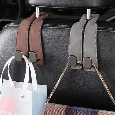 2-in-1 Auto Kopfstütze Haken Sitzlehne Aufhänger Tasche Halter Organizer UK