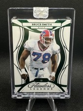 BRUCE SMITH 2025 FLAWLESS #59 EMERALD GEM LEGENDS #’d 3/5 - BILLS