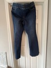 Spanx Flared High Rise Stretch Blue Denim Jeans 5-Pocket Design Women's Tall — photo 2