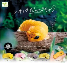 Leopard Gecko Molting Set of 5 Full Comp Gacha Capsule Toy Japan Yell